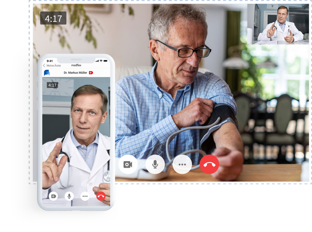 Videosprechstunden für Telemonitoring