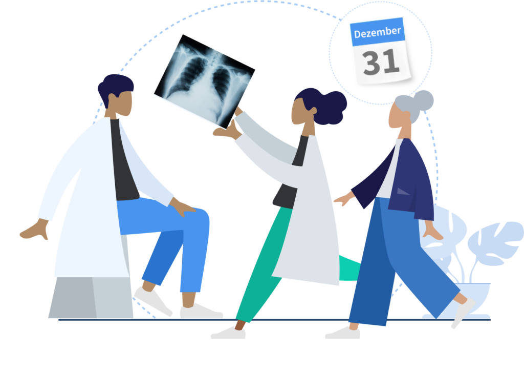 Einfache Arzt-Patienten-und Arzt-zu-Arzt-Kommunikation